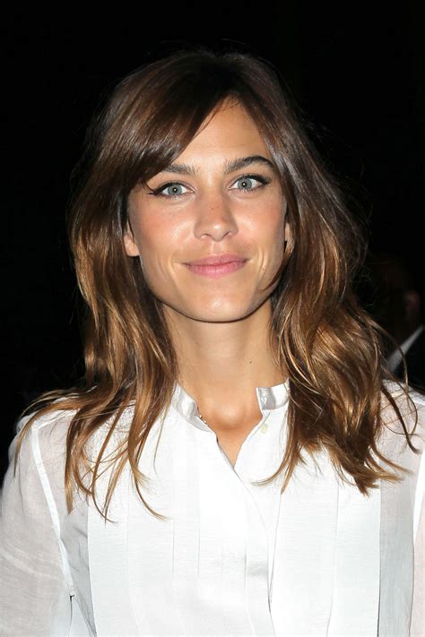 Her bangs fall forward and are cut bluntly right above the eye. alexa chung - Google Search | Alexa chung hair, Alexa ...