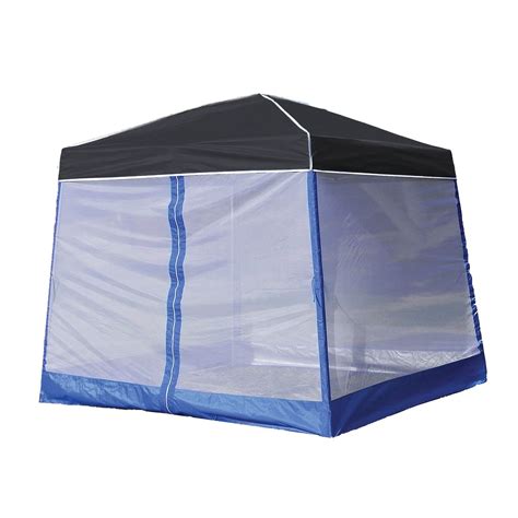 Z Shade 10 X 10 Outdoor Portable Black Canopy Tent Screen Shelter