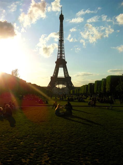 Eiffel Tower Paris France At Sunset Eiffel Tower Tower Travel