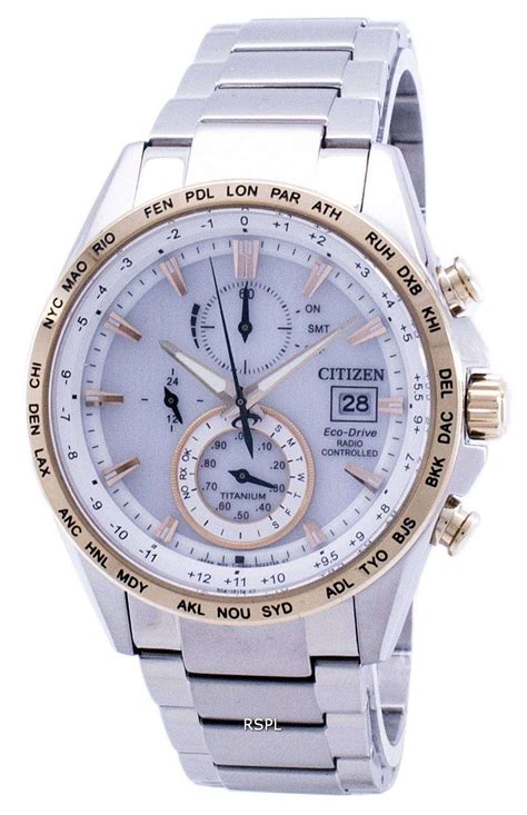 Citizen Eco Drive Chronograph Power Reserve Radio Controlled At8156 87a