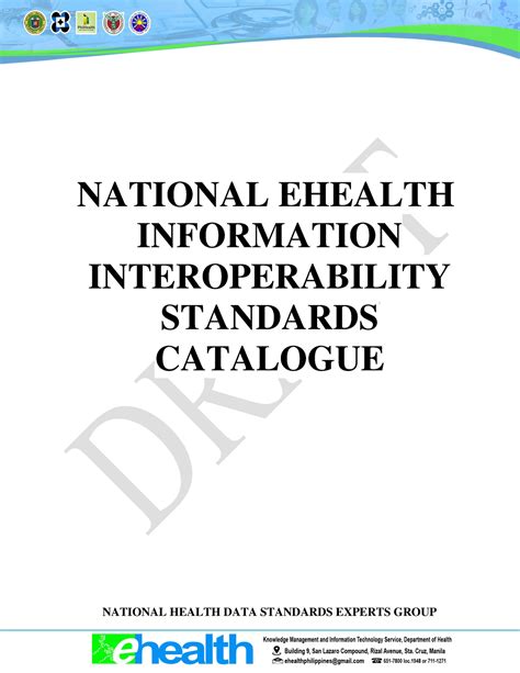 Standards Catalogue E Health National Ehealth Information