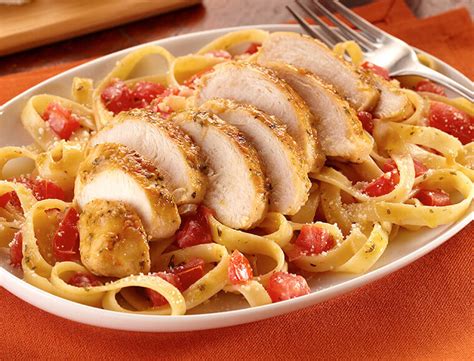 Heat the olive oil in a large skillet or dutch. Garlic Chicken Pasta Recipe | Land O'Lakes