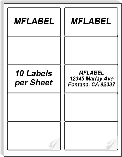 Avery Removable Print Or Write Labels 15 X 3 Inches