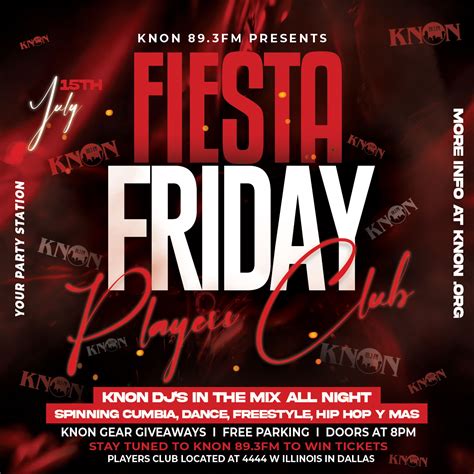 July Fiest Friday KNON Org