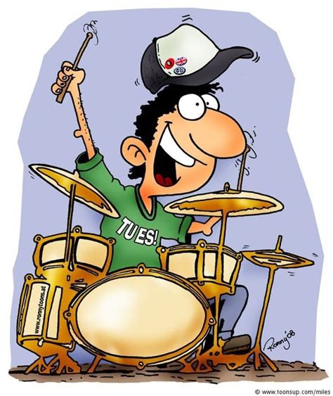 Funny Drummer Boy Clipart Free Image Download