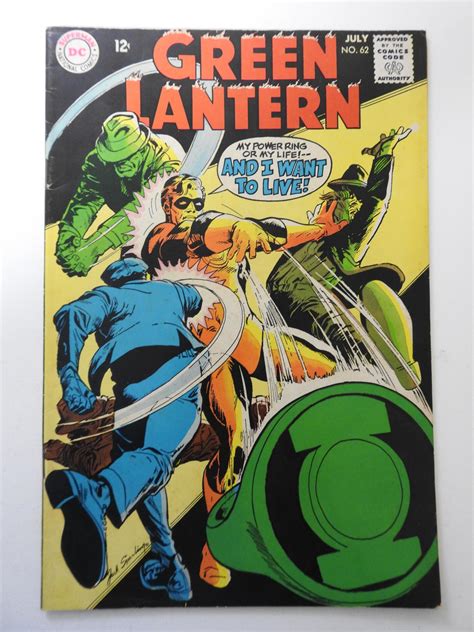 Green Lantern 62 1968 Fn Condition Comic Books Silver Age Dc