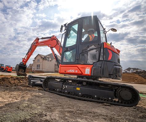 Kubota Announces Kx057 5 U55 5 Compact Excavators For 2021 Equipment