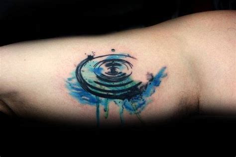 30 Water Drop Tattoo Designs For Men Liquid Ink Ideas