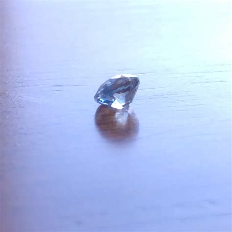 Sale Ice Blue Green Sapphire Gemstone From Montana Round 039 Cts