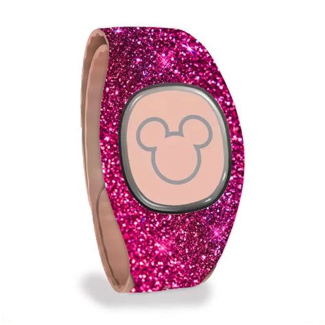 Personalized Glitter Skin For Magic Band Plus Skins Cover Etsy
