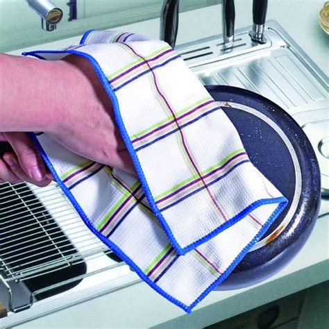 Luckiss Bamboo Dish Cloths Quick Dry Kitchen Rags For Washing Dishes