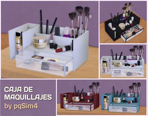 Sims 4 Ccs The Best Makeup Case By Pqsim4