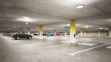 Vcpg Led Parking Garage Luminaire Visually Comfortable Luminaire Ideal For Parking Garages And