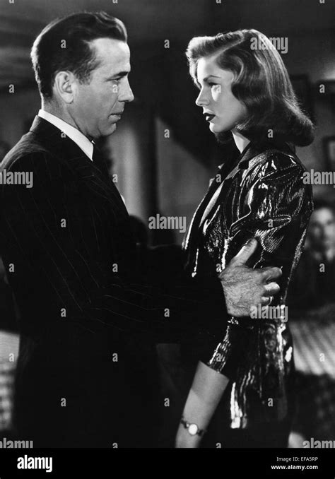 Humphrey Bogart Lauren Bacall The Big Sleep Stock Photo