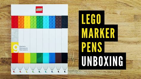 Lego Marker Pens Unboxing Youtube