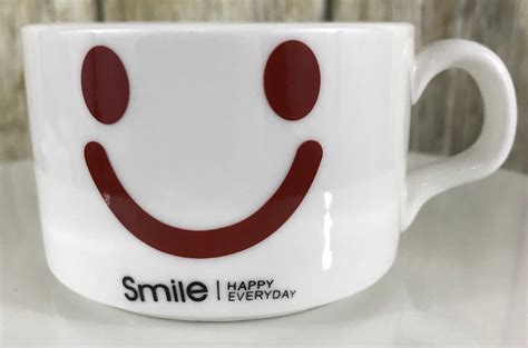 Smile Happy Everyday Smiley Face Espresso Small Coffee Mug Tea Cup