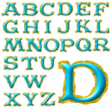 Abc Alphabet Lettering Design — Stock Photo © Jrtburr 51313033