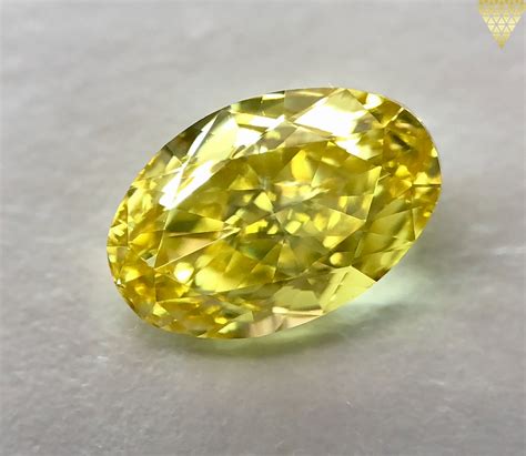 100 Carat Fancy Vivid Yellow Diamond Oval Shape Vs2 Clarity Gia