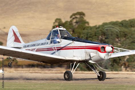 Rowland Flat Australia April 14 2013 Piper Pa 25 Pawnee Aircraft