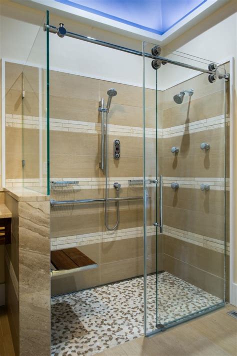 The shower can be used after the grout has dried, and the area has been cleaned. Japanese Style Wheelchair Accessible Bathroom