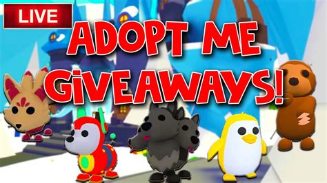 FREE Adopt Me NEONS AND LEGENDARY GIVEAWAYS ROBLOX Roblox Adopt Me LIVE Jan YouTube