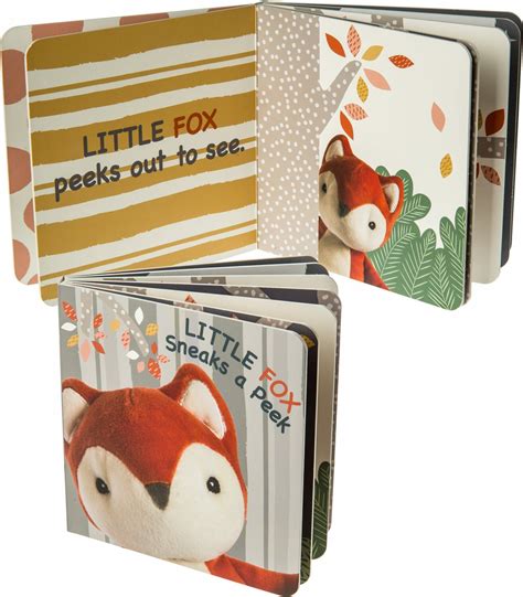 Leika Little Fox Board Book 6x6 Mary Meyer Stuffed Toys