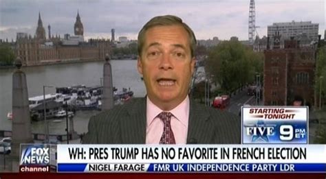 Trump Ally And Former Breitbart Contributor Nigel Farage Whitewashes