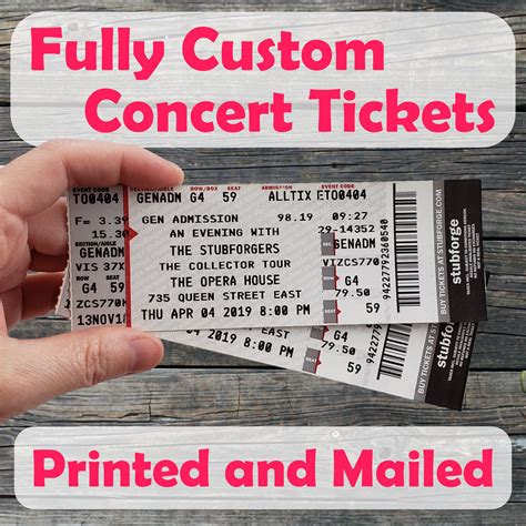 Fake Ticketmaster Concertparty Ticket Template Download Illustrator And Photoshop File