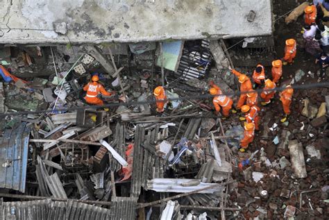 Death Toll In India Building Collapse Jumps To 35