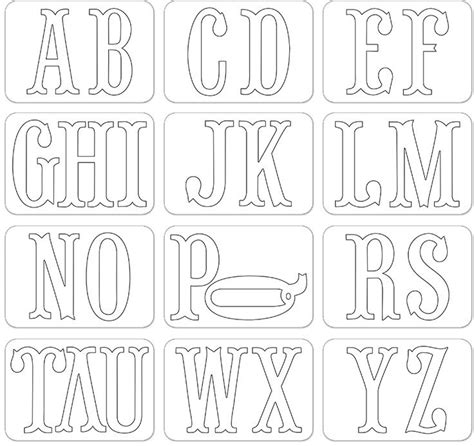 Sizzix Sizzlits Alphabet Set Antiqua Capital Letters 12 Dies