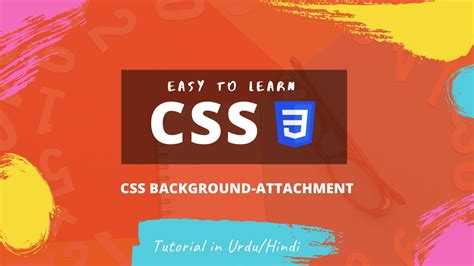 Css Basic Course For Beginners Css Background Attachment Youtube