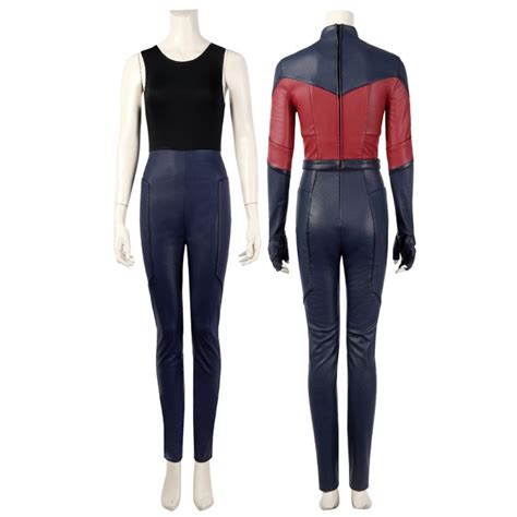 2023 Marvel Captain Marvel Cosplay Costume Carol Danvers Jumpsuits