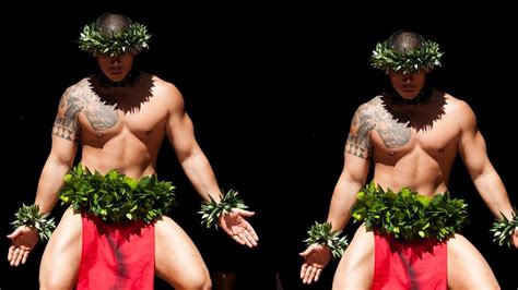 Male Hula Dancers Stage Show Hawaii Tours Hawaiian People Hula Dancers