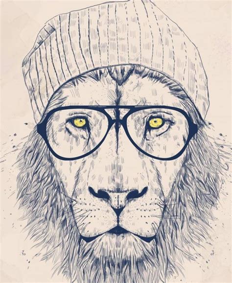 You might want to try drawing up a template and then using acrylic fabric paint and paint directly onto the fabric with a. cool lion art print by monde mosaic | notonthehighstreet.com