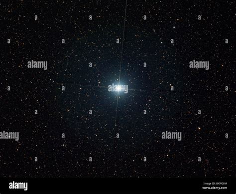 The Bright Star Altair In The Constellation Aquila Stock Photo Alamy