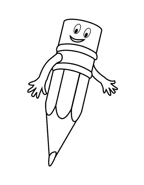 Pencil Coloring Pages To Download And Print For Free