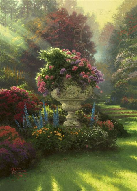 The Garden Of Hope Painting Art By Thomas Kinkade Studios Art