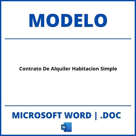 Modelo De Contrato De Alquiler De Cuarto Simple En Word The Best Porn