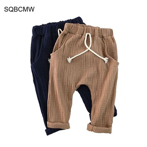Sqbcmw 2018 Size100140 Girls Pants Kids Autumn Trousers Children Pants