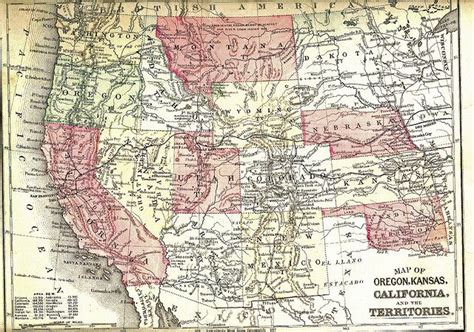 1883 Map Of The Western Us Map Vintage World Maps Westerns