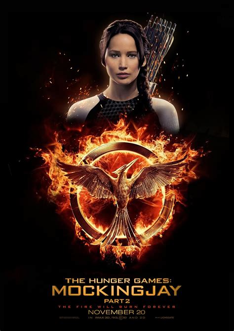 The Hunger Games Mockinjay Part 2 Movie Poster By Liomdesign On