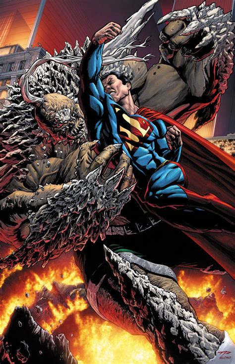 Superman Vs Doomsday By Blondthecolorist On Deviantart