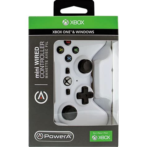 Power A Officially Licensed Xbox One Mini Wired Controller In White