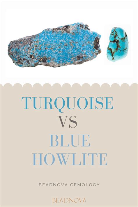 Turquoise Vs Blue Dyed Howlite Stone Whats The Difference Beadnova
