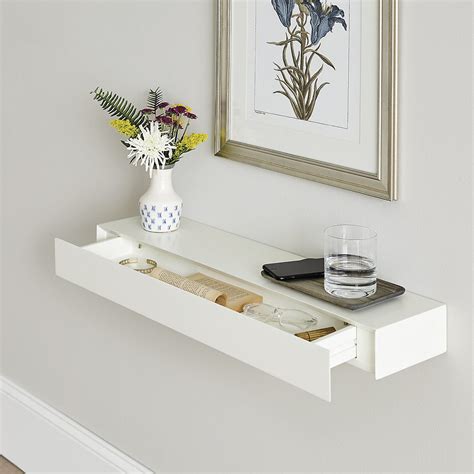 Floating Shelf With Drawer Floating Shelf With Drawer Small