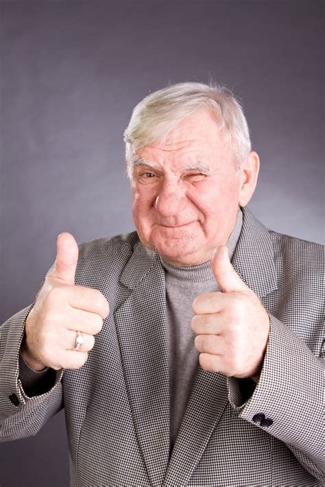 Portrait Joyful Elderly Men Stock Image Image Of Expression