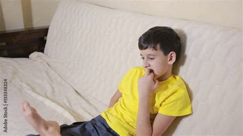 Boy Biting His Nails Obsessive Compulsive Disorder Child Psychology