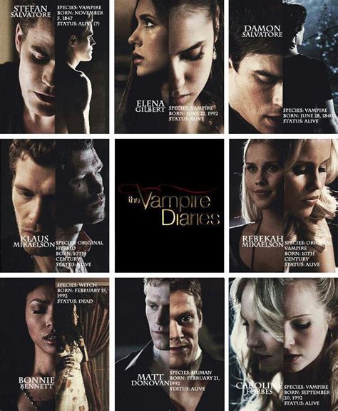 Tvd Character Profiles The Vampire Diaries