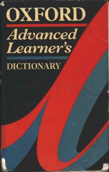 Oxford Advanced Learner´s Dictionary Of Current English A S Hornby