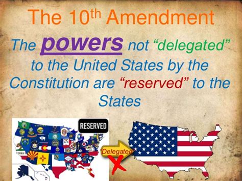The tenth amendment (amendment x) to the united states constitution, a part of the bill of rights, was ratified on december constitutional myth #7: 14 the 9th and 10th amendments real